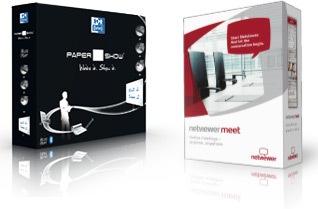 Netviewer + Papershow: Online-Meetings so real, als säßen sich die Besprechungsteilnehmer im Konferenzraum gegenüber