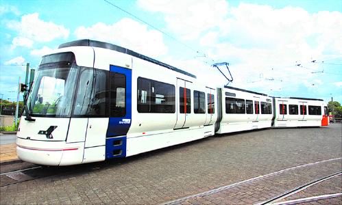 The Vamos GTZ8-B light rail vehicle | © moBiel 2011, photographer: Veit Mette