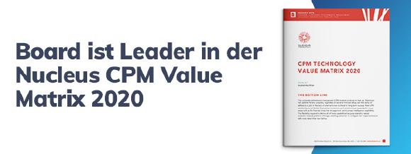 Board ist Leader in der CPM Value Matrix 2020