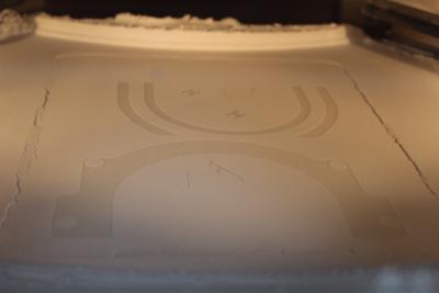 Das Selective-Laser-Sintering-Verfahren (SLS)
Ein Blick in einen unserer 3D-Drucker.