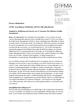 Presse-Info_GEFMA_CAFM - Grundlagen-Richtlinie GEFMA 400 aktualisiert_130322.pdf