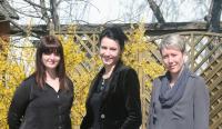 Von links nach rechts: Lisa Kästner, Sandra Kalis und Jeannette Blum.
