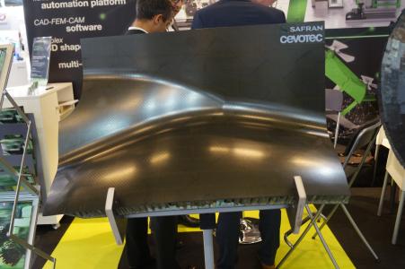 SAFRAN demonstrator at the Cevotec booth at JEC World 2019