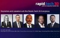 Keynotes zur Rapid.Tech 3D: Anja Rupprecht, Diehl Markus Bähr, Diehl Franco Pinna, Ferrari S.p.A. Dr. Steffen Beyer, ArianeGroup David Abate, Ferrari S.p.A. 