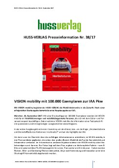 Presseinformation_38_HUSS_VERLAG_100.000 Exemplare VISION mobility zur IAA.pdf