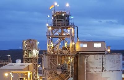 Anlage auf einer Westgold-Mine; Foto: Westgold