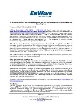 27062018_DE_EnWave Signs TELOA and Coop Agreement with Fresh Business Consulting.pdf