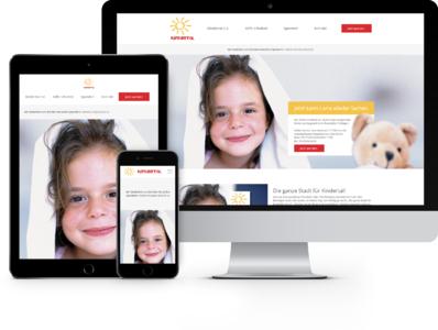 Neue Kindertal Website von netzkern überzeugt auch auf Smartphone und Tablet
