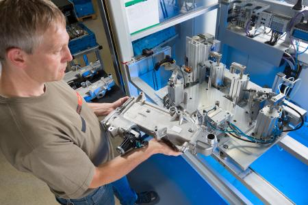 Assembly of exhaust-gas recirculation modules