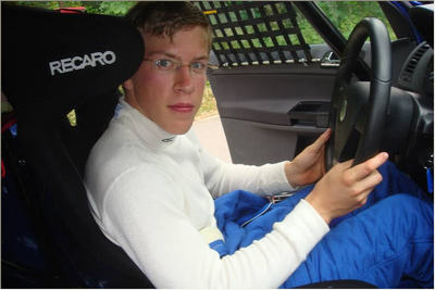 Max Sandritter, Rookie-Meister 2008 im ADAV Volkswagen Polo Cup