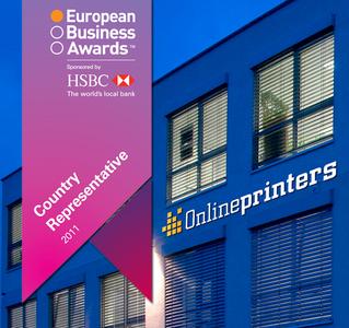 Onlineprinters GmbH Nominated for the European Business Awards 2011