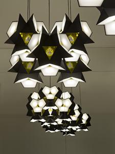 A Starbrick installation by Olafur Eliasson in a historical setting, the Ludoteca on Via Garibaldi. Some 30 Starbrick modules will be assembled in a variety of configurations.