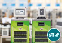 For a short campaign period, we are making sustainability visible for the laboratory: on request and at no extra charge, you can order selected models of our new energy-efficient refrigerated circulators as a special green edition until 30 June 2025.