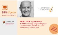 Günther Illert, Strategie Coach und Gründer der Healthcare Shapers moderiert auch in diesem Jahr das MDR-Forum Rheinland-Pfalz, das als Live-Stream am 6.10.2022 ab 12 Uhr gesendet wird.