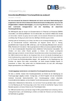 Pressemitteilung des DMB_Innovationstag Mittelstand_Forschungsförderung ausbauen.pdf