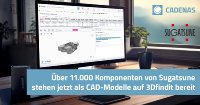 Über 11.000 Komponenten von Sugatsune stehen jetzt als CAD-Modelle auf 3Dfindit bereit