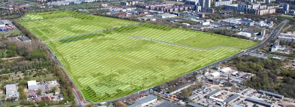 Der neu geschaffene CleanTech Business Park Berlin-Marzahn für die geplante Erweiterung der Swissbit-Entwicklung und -Fertigung / Bildquelle: Bezirksamt Marzahn-Hellersdorf von Berlin