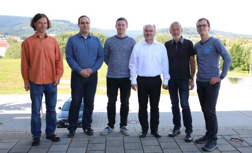 Forschergruppe um Prof. Thomas Fröhlich, Foto: © TU Ilmenau