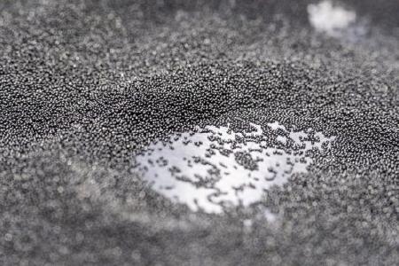 Shot (steel balls) for surface compaction