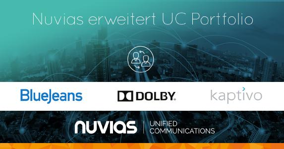 Nuvias unterzeichnet Vertrag mit Dolby, BlueJeans und Kaptivo