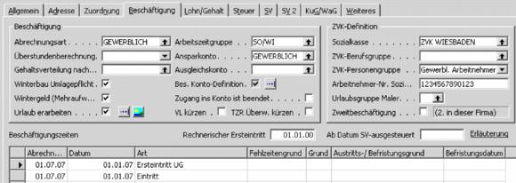 Die Möglichkeit zur Flexibilisierung der Arbeitszeit stellen hohe Anforderungen an die abrechnenden Sachbearbeiter. BAU financials bietet auch hierfür beste Unterstützung z.B. Einstellmodifikationen für individuelle Definitionen pro Mitarbeiter.