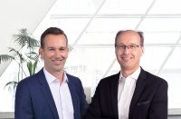 Günter Hehenfelder, CEO der Findustrial GmbH (l.) und Thomas Schrader, Vorstand der ACP Holding Digital AG