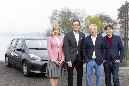 kasko2go Gründerteam: Arina Man, Dimitri Wulich, Genadi Man, Dmitry Bakuti