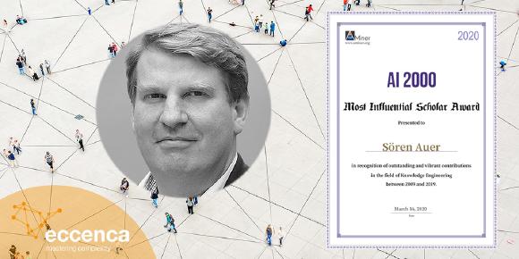 Prof. Dr. Sören Auer, co-founder of eccenca, ranks 4th as Knowledge Engineering Most Influential Scholars