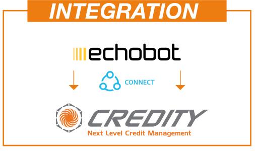 Innerhalb des Credit Management Cloud-Service CREDITY ist seit April 2020 Echobot CONNECT verfügbar