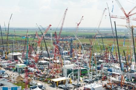Kranwald auf der bauma 2010