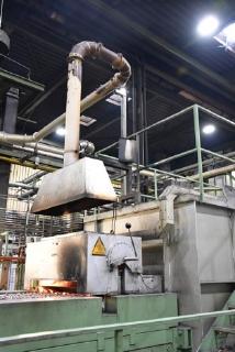 In Produktionsumgebungen wie hier in einer Härterei zur Metallverarbeitung mit Temperaturen bis zu 70°C müssen die Leuchten extrem hitzebeständig sein