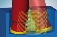 hyperMILL® offers a new drilling cycle: 5axis helical drilling 