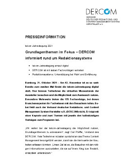 21-10-21 PM Grundlagenthemen im Fokus - DERCOM informiert rund um Redaktionssysteme.pdf