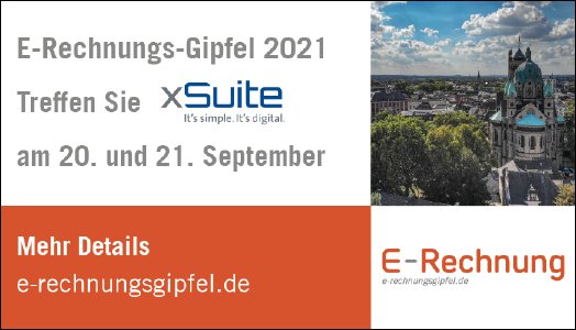 xSuite informiert über Eingangsrechnungsverbeitung. Abb.: xSuite