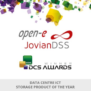 Open-E JovianDSS a DCS Awards 2018 winner.png