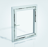 Neuer verdeckt liegender Beschlag Schüco VarioTec NI für Kunststoff-Fenster.