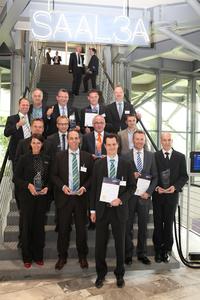 Die Gewinner des letzten Telematik Awards für den Bereich der Fahrzeug-Telematik im Jahr 2012. Bild: Telematik-Markt.de