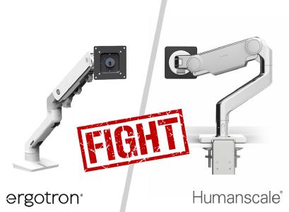 Humanscale M10 vs. Ergotron HX Monitorhalterungen
