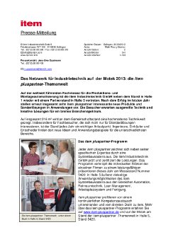 Pressemitteilung pluspartner Motek 2013-final.pdf