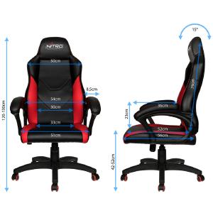 JETZT bei Caseking: Nitro Concepts C100 - Dynamisches Design trifft auf hohen Komfort