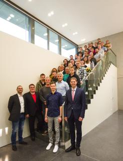 Gruppenbild Absolventen / Bildnachweis: Firmengruppe Max Bögl
