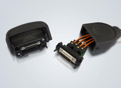 In conjunction with D-Sub and Han Eco® 10A, "electrical connection - optical transmission" is ready for automation