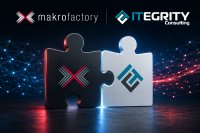 Partnerschaft zwischen Makro Factory und ITegrity Consulting. Im Mittelpunkt stehen Zusammenarbeit, Innovation und die gemeinsame Vermarktung von ConsignoAI für Unternehmen im Ivanti-Umfeld.
