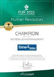 time4you erhielt in der aktuellen Studie von techconsult das Siegel Champion im Bereich Weiterbildungsmanagement 
