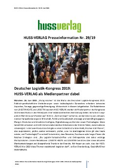 Presseinformation_29_HUSS_VERLAG_Deutscher Logistik-Kongress 2019_HUSS VERLAG als Medienpartner.pdf
