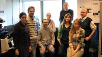 The AFM-Super-Resolution Group led by Dr Frank Lafont (right)
