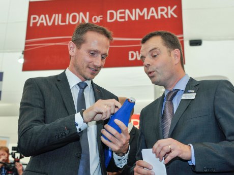 2015_09_18_HUSUM Wind_DK Aussenminister Kristian Jensen und Peter Becker....jpg