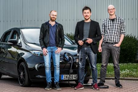 Das ChargeX Gründerteam (v.l.l.n.r.): Michael Masnitza (CBDO), Tobias Wagner (CEO), Johannes Engeln (CTO)
