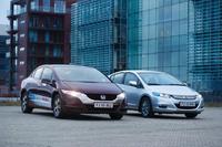 Der Honda FCX Clarity und der Honda Insight bei der COP15 Klima-Konferenz in Kopenhagen