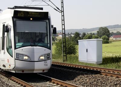 Mit seinem Programm "Rittal – Das System." stellt Rittal auf der InnoTrans 2012 effiziente Systemlösungen für die stationäre Bahn-Infrastruktur vor, Foto: Rittal GmbH & Co. KG